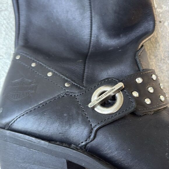 Harley Davidson rhinestone studded boots - Picture 10 of 10